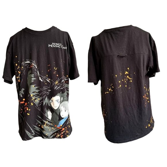 Howls Moving Castle T Shirt Small Black Studio Ghibli Boxlunch Graphic Anime - Picture 9 of 12